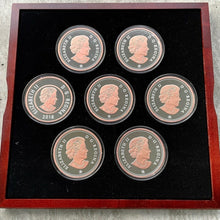 Load image into Gallery viewer, 2018 Canada .9999 Silver 5oz x 7 Coin Big Coin Set

