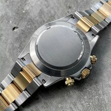 Load image into Gallery viewer, 2004 Rolex Daytona Two Tone 116523 Box / Papers + Custom Sapphire Rainbow Bezel
