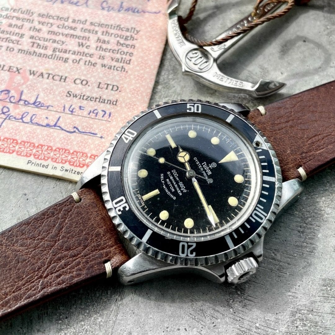 1966 Glossy Gilt Tudor Submariner 7928 - Box + Papers
