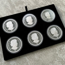 Load image into Gallery viewer, 2016 Canada .9999 Silver 5oz x 6 Coin Big Coin Set
