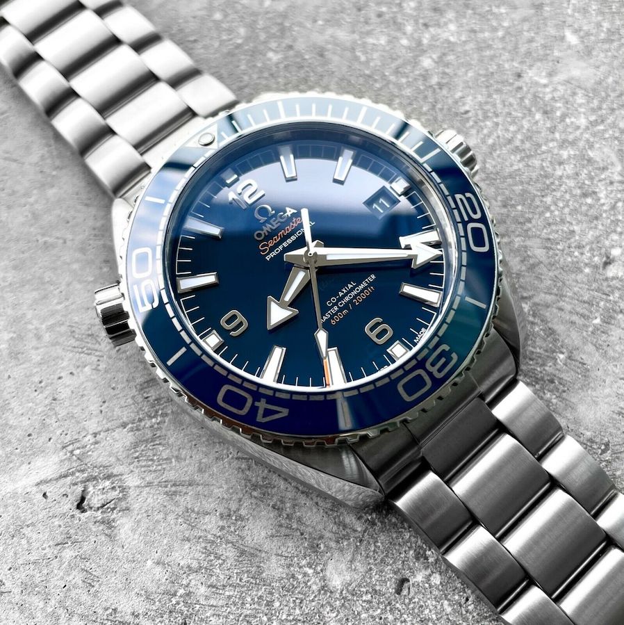 2021 Omega Planet Ocean 600 Blue Dial 215.30.44.21.03.001 - Box and Papers