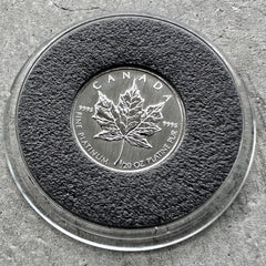 1995 Canada $1 Platinum Maple Fine 1/20 th Mapleleaf - 460 Made - Lowest Mintage