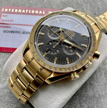 Load image into Gallery viewer, Gold Omega Speedmaster Broad Arrow 3651.50 - Box Papers Unpolished
