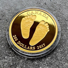2017 Baby Feet $200 Canada 1/2oz Gold Coin Queen Elizabeth II