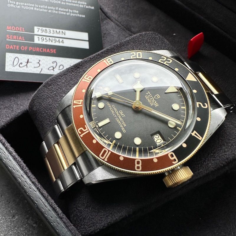 2022 Tudor Black Bay Root Beer S&G Two Tone 79833MN - Box Papers Attractive!