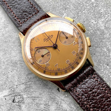 Load image into Gallery viewer, 1940s Breitling Premier Reference 760 18K Rose Gold Chronograph - Stunning!
