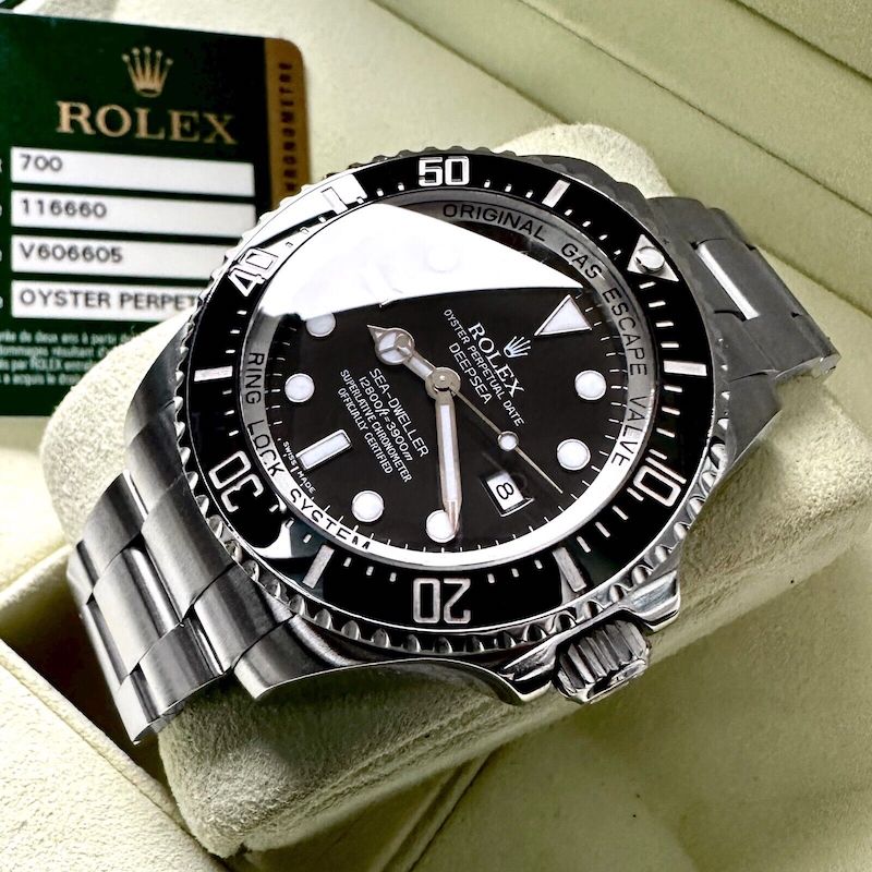 Rolex 44mm Sea Dweller Deepsea 116660 Box / Papers
