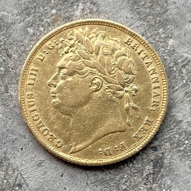 1824 Great Britain Gold Coin Sovereign George IV