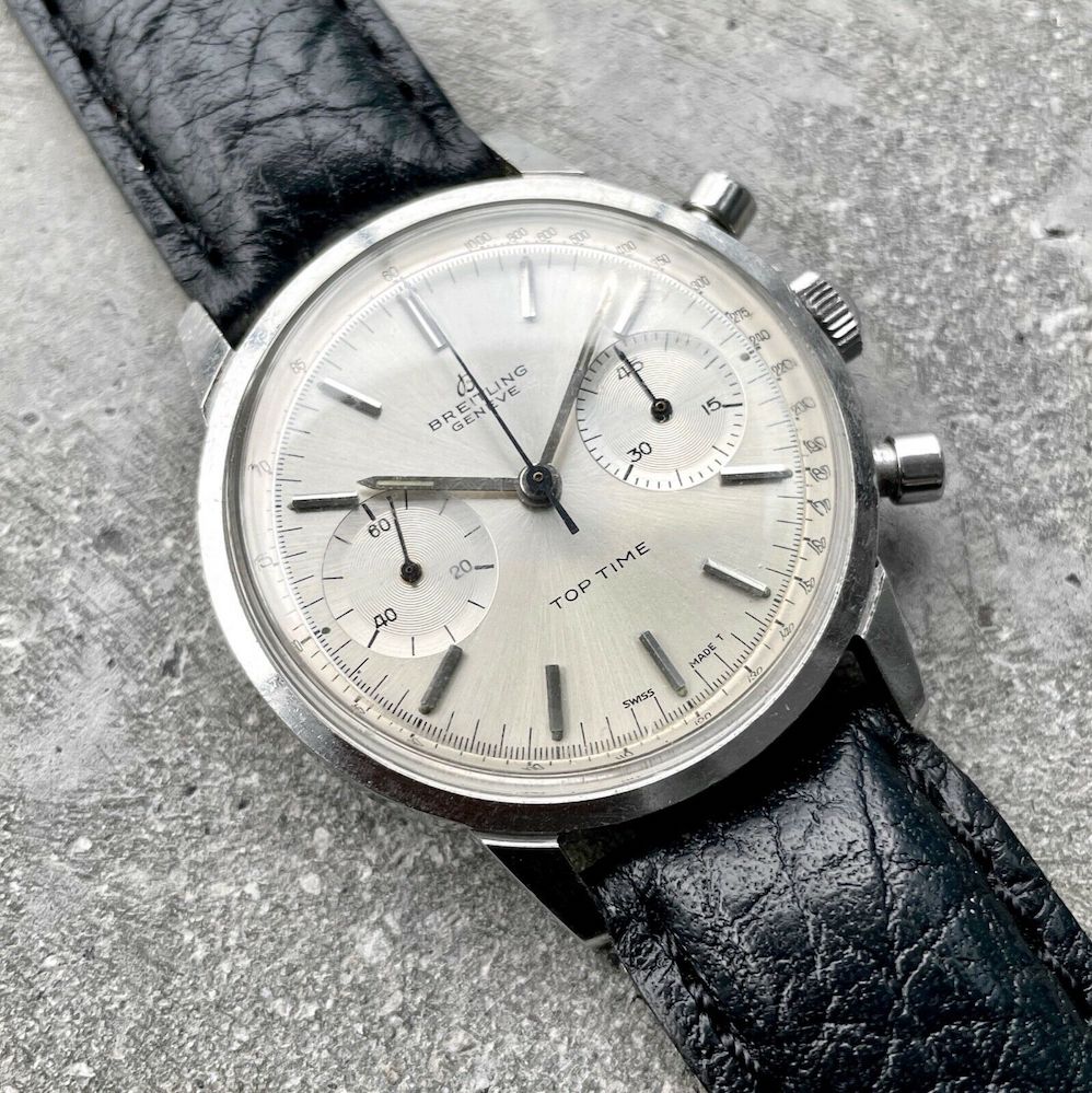 Vintage Breitling Classic White dial James Bond Top Time Reference 2002