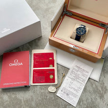 Load image into Gallery viewer, 2021 Omega Seamaster 300 M Blue Dial Ceramic 210.22.42.20.03.001 Box and Papers
