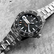 Load image into Gallery viewer, Tag Heuer Aqua Racer Calibre 5 Stainless Steel WAJ2114 Black Dial
