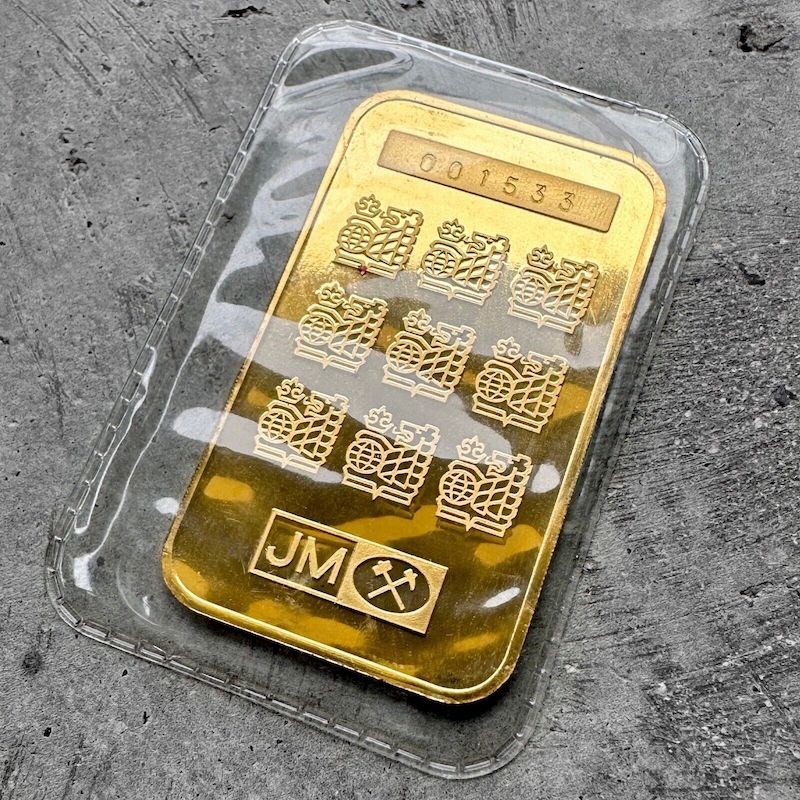 Vintage Johnson Matthey Royal Bank of Canada 1 oz Gold Bar .9999 1oz- RBC Sealed