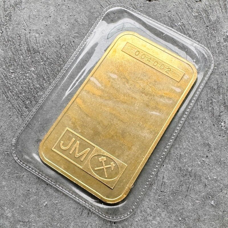 Vintage Johnson Matthey Scotia Bank 1 oz Gold Bar .9999 1oz - Scotiabank Sealed