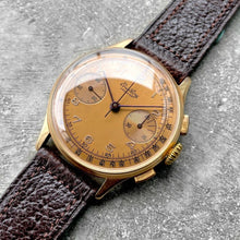 Load image into Gallery viewer, 1940s Breitling Premier Reference 760 18K Rose Gold Chronograph - Stunning!
