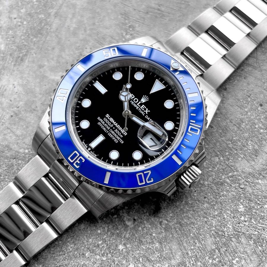 2022 Rolex Submariner Smurf Blue Bezel 126619LB Box and Papers