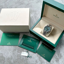 Load image into Gallery viewer, Sept 2023 Rolex 41mm Datejust 126334 Jubilee Box/ Papers - Mint Green
