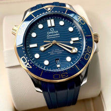Load image into Gallery viewer, 2021 Omega Seamaster 300 M Blue Dial Ceramic 210.22.42.20.03.001 Box and Papers
