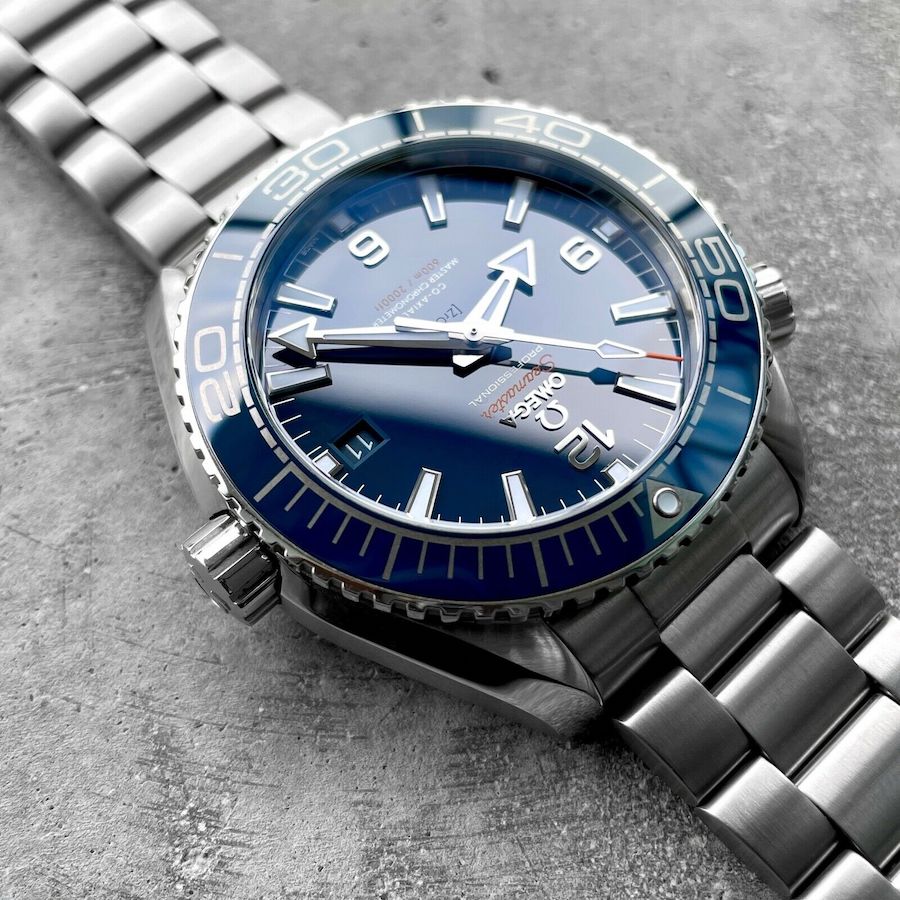 2021 Omega Planet Ocean 600 Blue Dial 215.30.44.21.03.001 - Box and Papers
