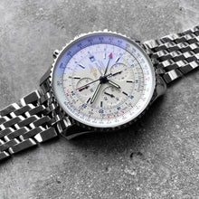 Load image into Gallery viewer, 46mm Breitling Navitimer World A24322 Stainless Steel- White Dial - Box + Papers
