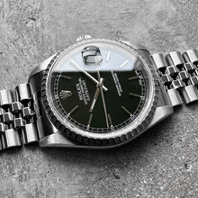 Load image into Gallery viewer, Rolex Datejust 16220 Stainless Steel - Black Dial
