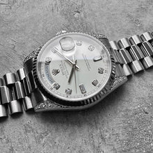 Load image into Gallery viewer, Rolex President White Gold 118339 - Factory Diamond Dial and Diamond Lugs!
