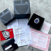 Load image into Gallery viewer, 1999 Tudor Tiger Prince 79280 Blue Dial Chronograph Box Papers 2021 Service
