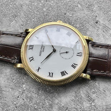 Load image into Gallery viewer, Vintage Patek Philippe Calatrava Gold 3919J Porcelain dial with Box + Extracts
