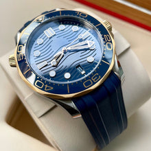Load image into Gallery viewer, 2021 Omega Seamaster 300 M Blue Dial Ceramic 210.22.42.20.03.001 Box and Papers

