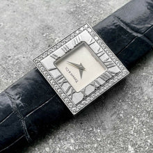 Load image into Gallery viewer, Ladies Tiffany Atlas 18K white Gold watch L3760 - Factory Diamond bezel
