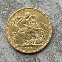 Load image into Gallery viewer, 1824 Great Britain Gold Coin Sovereign George IV
