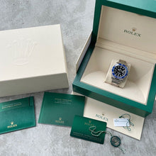 Load image into Gallery viewer, 2022 Rolex Submariner Smurf Blue Bezel 126619LB Box and Papers
