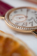 Load image into Gallery viewer, Piaget Altiplano Rose Gold P10345 - Mother Pearl Dial +Factory set Diamond Bezel
