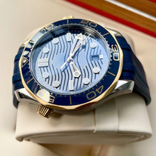 Load image into Gallery viewer, 2021 Omega Seamaster 300 M Blue Dial Ceramic 210.22.42.20.03.001 Box and Papers
