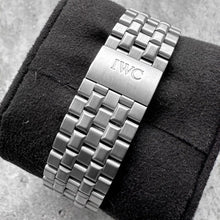 Load image into Gallery viewer, 42mm IWC Pilot Spitfire Stainless Steel 3717 Day Date Silver Dial - With box
