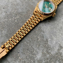 Load image into Gallery viewer, 1988 Rolex Gold 26mm President 69178 Full Set -New Old Stock Condition Malachite
