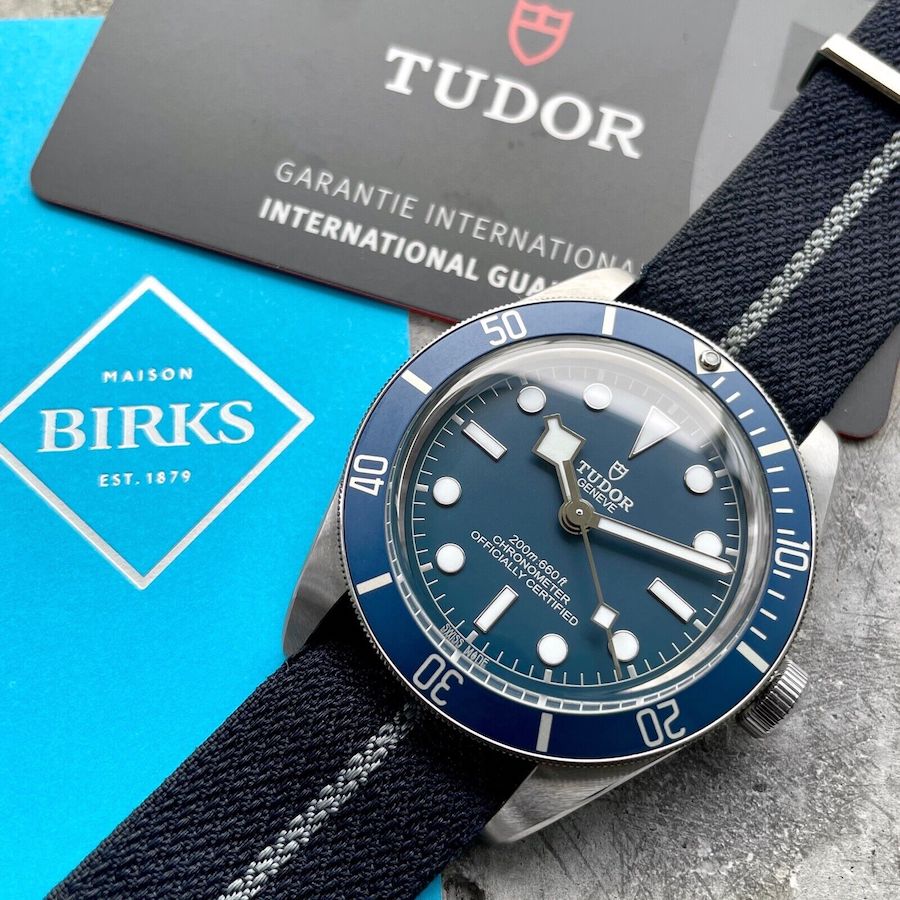 2021 Tudor Fifty Eight Black Bay Blue Dial Automatic 79030 B Nato - Box + Papers