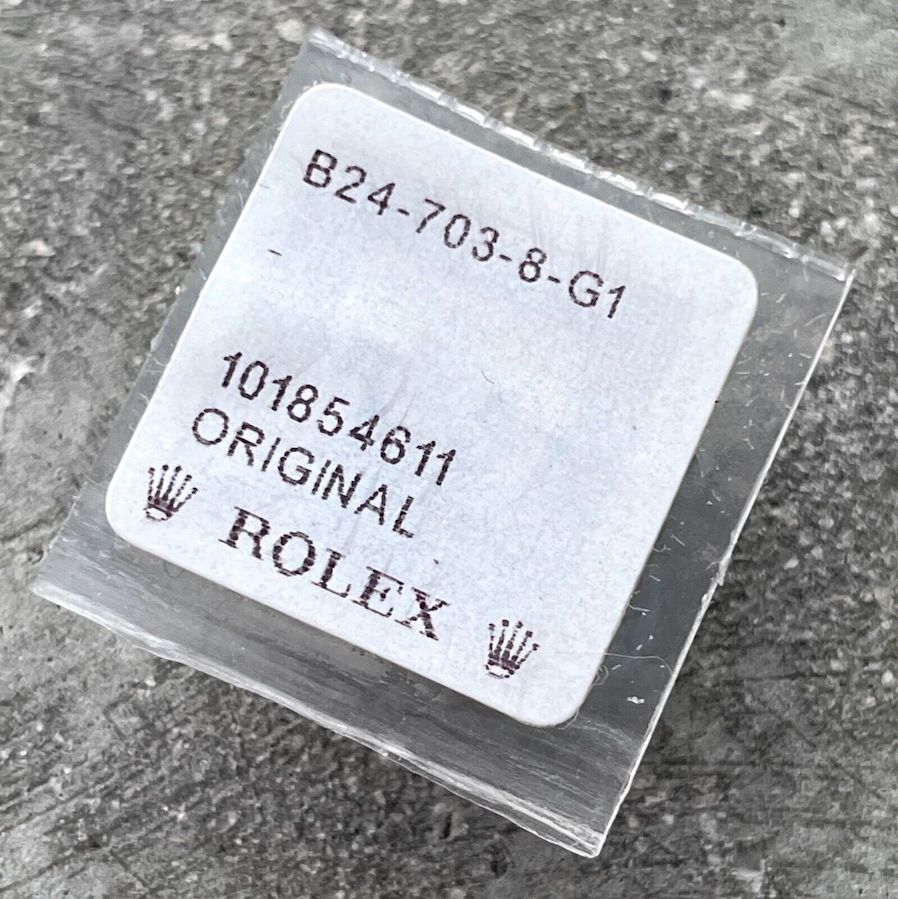 Genuine Factory Rolex Yellow Gold Crown B24 703 8 G1 - 16013 1803 - New Sealed