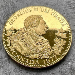 Vintage Johnson Matthey 1 oz Inter Gold Canada LTEE .9999 1oz- Beaver Castor