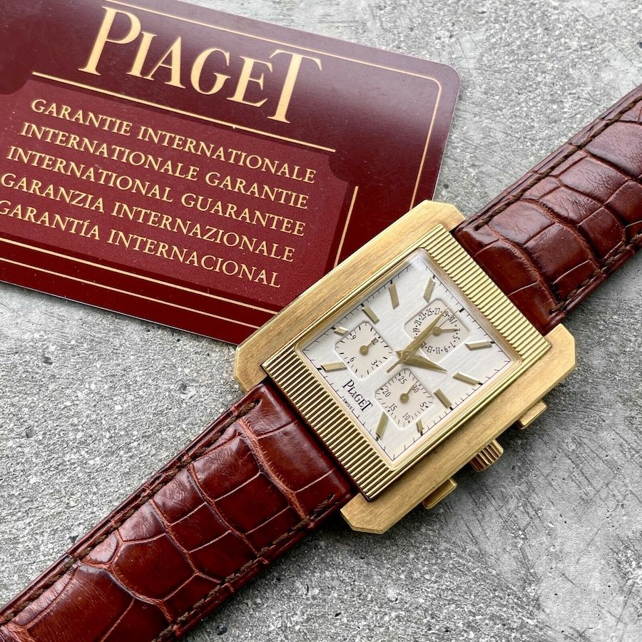 Piaget Protocole Unpolished Unworn 18K Yellow Gold - 14600 - Box + Papers
