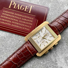Piaget Protocole Unpolished Unworn 18K Yellow Gold - 14600 - Box + Papers
