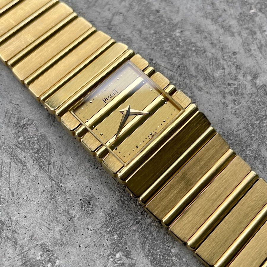 Piaget Polo Unpolished 18K Yellow Gold - Reference 7131 c 701 -Total weight 138g