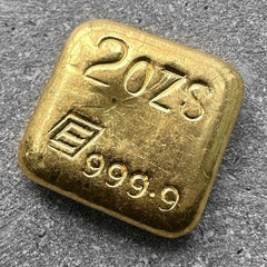 Engelhard 2 oz Gold Poured Bar .9999 2oz