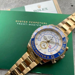 2017 Rolex Yachtmaster II Yellow Gold 116688 - Box and Papers - Stunning!