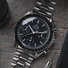Mens Omega Speedmaster Reduced 3539.50 Black Dial Stainless Steel