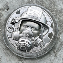 Load image into Gallery viewer, 2021 Firefighter 1 oz Platinum .9995 Proof Cook Islands $250 Full Set
