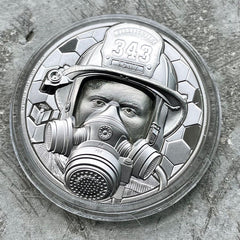2021 Firefighter 1 oz Platinum .9995 Proof Cook Islands $250 Full Set