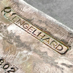 Vintage Engelhard 100 oz .999 Silver Poured Bar -Attractive light Rainbow Toning