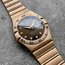Load image into Gallery viewer, 2007 Rose Gold 35mm Omega Constellation Automatic - Chocolate Brown Diamond Dial
