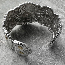 Load image into Gallery viewer, Buccellati Sterling Silver and Brown Diamond Blossoms Cuff Bracelet
