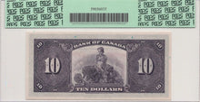 Load image into Gallery viewer, 1935 Canada English $10 Specimen BC-7S PCGS 64PPQ
